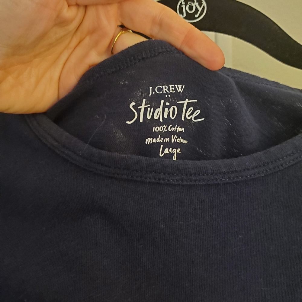 J. Crew Navy studio tee
